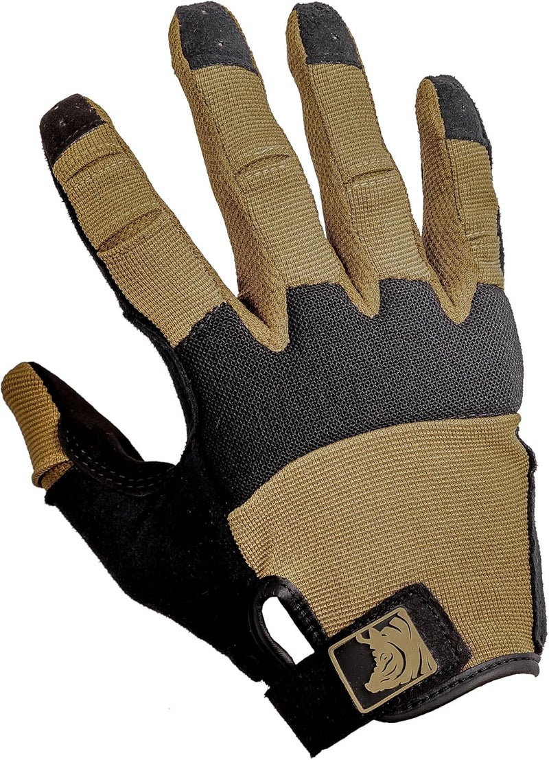 PIG Alpha Full Dexterity Tactical Gloves for Shooting, Touchscreen Compatible, Breathable, 1 Pair - Image 1
